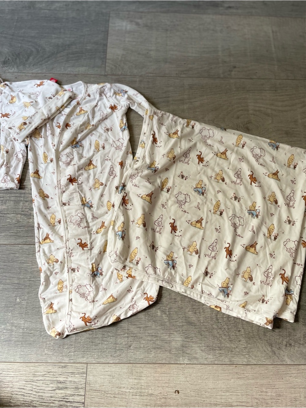 NWOT Magentic Me Classic Winnie the Pooh Modal Sleepsack & Swaddle Blanket